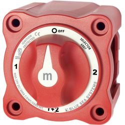 Blue Sea Systems m-Series Mini Selector Battery Switch | Blackburn Marine Supply